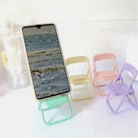 1 Pc Chair Stand With Box As A Mobile Stand For Holding And Supporting Mobile Phones Easily 1 Pc Chair Stand With Box As A Mobile Stand For Holding And Supporting Mobile Phones Easily
