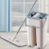 Scratch Cleaning MOP with 2 in 1 SELF Clean WASH Dry Hands Free Flat Mop