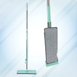 360Degree Rotation Flat Mop Floor Cleaning Microfiber Squeeze Mop Floor Clean