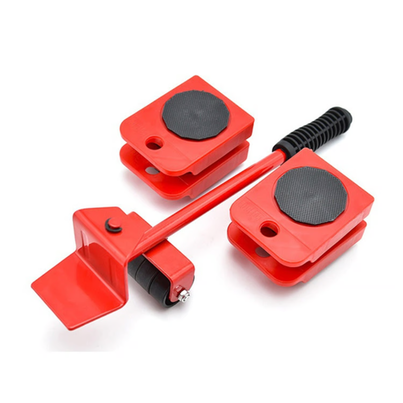 Heavy-Duty Furniture Lifter & Shifting Tool Set with Moving Rollers