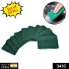 Scrub Sponge Cleaning Pads Aqua Green 10PCS