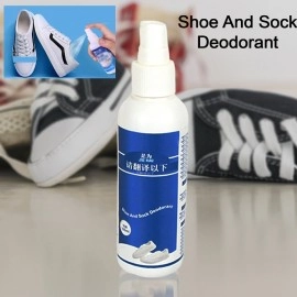 Deodorant Spray for Shoes & Socks, Shoe Deodorizer Spray, Shoe Odor Eliminator Spray, Sneaker & Shoe Deodorant, Freshness for Work Shoes, Safety Shoes, Sports Shoes & More (100 ML)