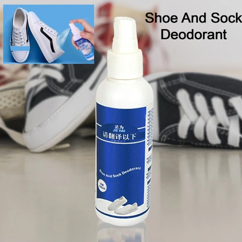 Deodorant Spray for Shoes & Socks, Shoe Deodorizer Spray, Shoe Odor Eliminator Spray, Sneaker & Shoe Deodorant, Freshness for Work Shoes, Safety Shoes, Sports Shoes & More (100 ML)