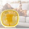 USB PORTABLE MINI DESK FAN WITH LIGHT (1 PC)
