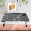 Laptop Table Foldable Portable Notebook Bed Lap Desk Tray Stand Reading Holder with Coffee Cup Slot for Breakfast, Reading & Movie Watching