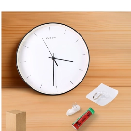Minimalist Wall Clock with Accessories (1 Pc)