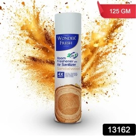 Fresh Air Freshener Spray, Sandalwood Fragrance | Long Lasting Fragrance for Home & Office (Mix Fragrance /  125 Gm)