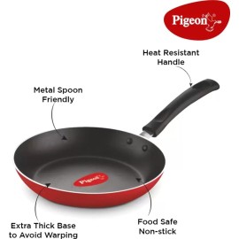 Pigeon Star Combi Aluminium Pressure Cooker with Nonstick Fry Pan and Tawa 8 L Pressure Cooker (Aluminium)