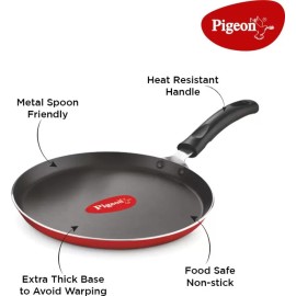 Pigeon Star Combi Aluminium Pressure Cooker with Nonstick Fry Pan and Tawa 8 L Pressure Cooker (Aluminium)