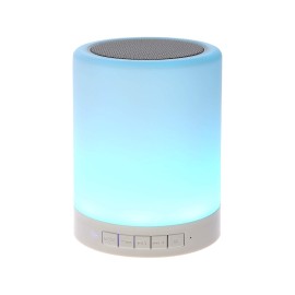NISHICA LED Touch Lamp Portable Bluetooth Speaker, Wireless HiFi Speaker Light, USB Rechargeable Portable