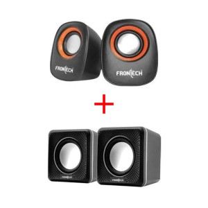 Frontech Multimedia Speaker SW-0036 + Frontech 3 Watt Mono Channel USB Speaker SW -0039
