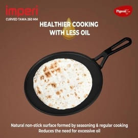 Pigeon Imperi Cast Iron Curved Tawa Dia 260