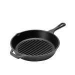 Pigeon Long Lasting Cast Iron Grill Pan, 250mm Non-Stick, - Black