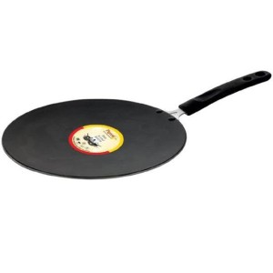 Pigeon Aluminium Non-Stick Concave Black Tawa, 28cm