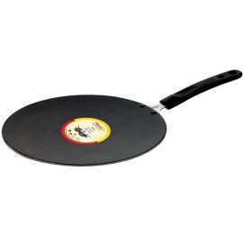 Pigeon Aluminium Non-Stick Concave Black Tawa, 28cm