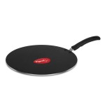 Pigeon Non-Stick Aluminium Multi Tawa (31cm, Black)