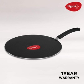 Pigeon Non-Stick Aluminium Multi Tawa (31cm, Black)