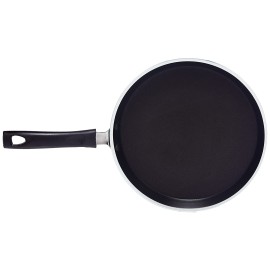 Pigeon Aluminum Non-Stick Flat Tawa, 25cm, Black