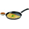Pigeon Aluminium Non-Stick Forged Flat Tawa 280, Black, 26 cm
