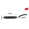 Pigeon Non-Stick Aluminium Flat Tawa (31cm, Black)