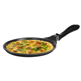 Pigeon Wonder cast Aluminium Flat Tawa (Black, 27cm)