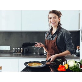 Pigeon Wonder cast Aluminium Flat Tawa (Black, 27cm)