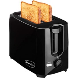 Pigeon 2 Slice Auto Pop up Toaster A Smart Bread Toaster for Your Home (750 Watt) (Black)