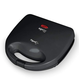 Pigeon Egnite Plus Bread Sandwich Maker with Aluminium Nonstick Coated Fixed Plates (Toaster)