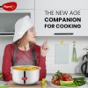 Pigeon Elite Stainless Steel Triply Tope 14 cm, Gas Stove and Induction Compatible - Silver