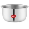 Pigeon Elite Stainless Steel Triply Tope 16 cm, Gas Stove and Induction Compatible - Silver