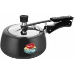 Pigeon Amelia 2 Liters Induction Base Aluminium Inner Lid Pressure Cooker,Black