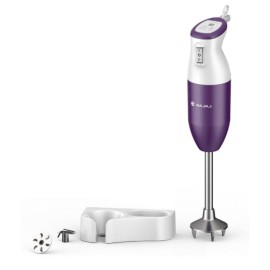 Bajaj HB 23 160W Hand Blender Multifunction Blades, 2 Speed Switch 3 Removable Multi Functional Stainless Steel Blades Whisk Blade, Mincer Blade & Beater Blade