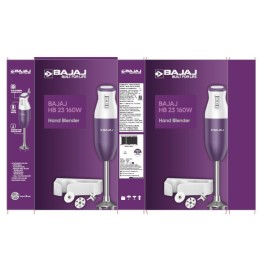 Bajaj HB 23 160 W Hand Blender(Purple, White)