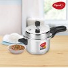 Pigeon Inox Stainless Steel 3 Litre, Induction Base Pressure Cooker, Outer Lid, Silver