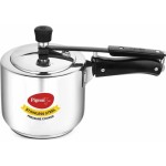 Pigeon Inox Stainless Steel Pressure Cooker 3 Liter Inner Lid Induction Bottom (Stainless Steel)