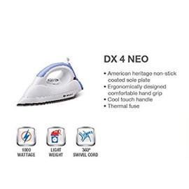 Bajaj DX4 NEO Dry Iron (White/Lavender) 1000 Watt