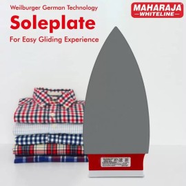 Maharaja Jazz 1000 W Dry Iron (Cherry Red & White)