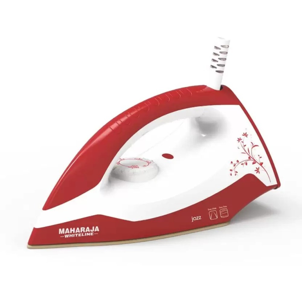 Maharaja Jazz 1000 W Dry Iron (Cherry Red & White)