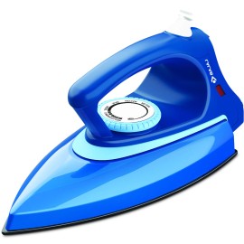 Bajaj Canvas Metallique Blue Dry Iron 1000W, Regular