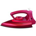 Bajaj Plastic Canvas Metallique Red Dry Iron 1000W, Regular