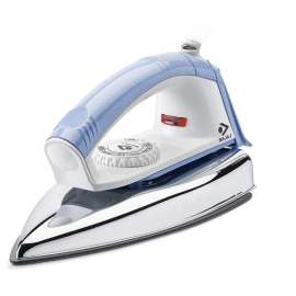 Bajaj New Popular 1000 W Dry Iron with Advance Soleplate and Anti-bacterial German Coating Technology, (white/lavender)