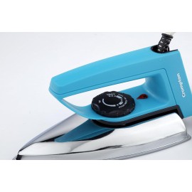 Crompton Greaves RD 750-Watt Dry Iron with Double Layer Non-stick Coating (Blue)