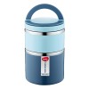 Pigeon Tiffin Box Warm And Fresh Stainless Steel Insulated Pack of 2 (Blue)
