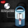 Pigeon Tiffin Box Warm And Fresh Stainless Steel Insulated Pack of 2 (Blue)