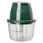 Pigeon Zoom Electric Chopper 350 ml,Portable with 3 Stainless Steel Blades for Effortlessly Chopping Vegetables and Fruits-Green,30 Watts